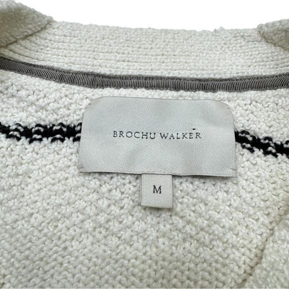 Brochu Walker Sasha Striped Vee Sweater - Picture 12 of 16